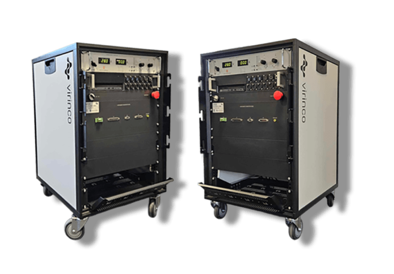 Automated production test platforms used for scalable, high-volume manufacturing testing.