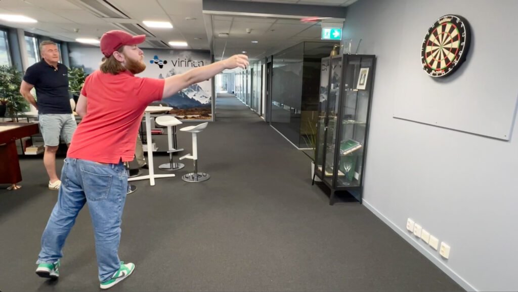 Håkon Børge Helling is a dedicated darts player