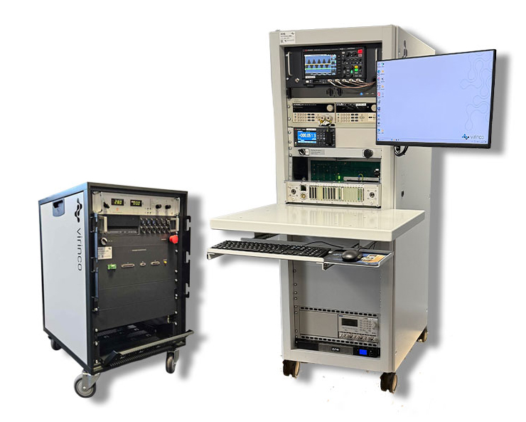 Virinco designs test platforms that can host multiple interchangeable fixtures.